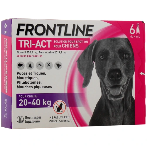 Frontline Tri-Act Chien Pipettes