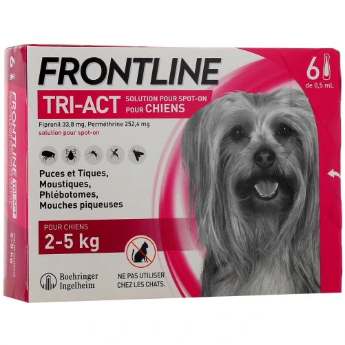 Frontline Tri-Act Chien Pipettes