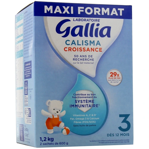 Gallia Calisma Croissance Lait 3ème âge
