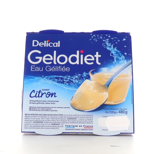 Gelodiet Eau Gélifiée Aromatisée