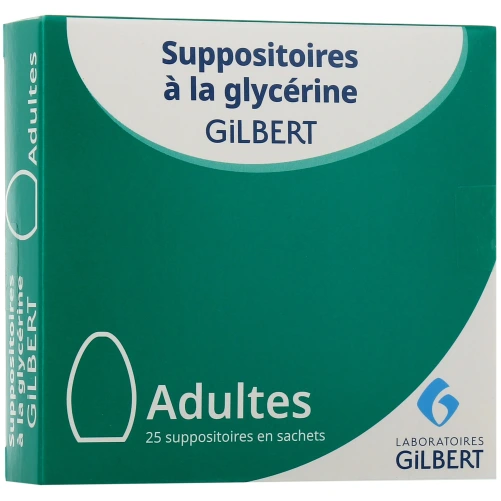 GILBERT Suppositoires à la Glycérine Adultes