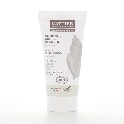 Cattier Gommage Argile Blanche Bio