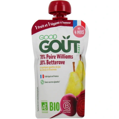 Good Goût Compote Bébé dès 4 mois
