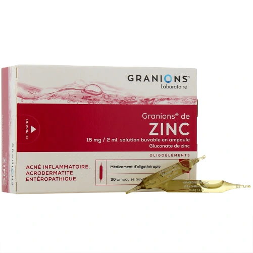Granions de zinc