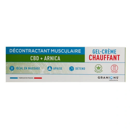 Granions Décontractant Musculaire Gel-Crème Chauffant