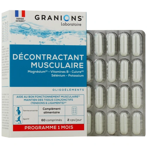 Granions décontractant musculaire