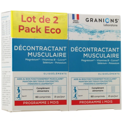 Granions décontractant musculaire