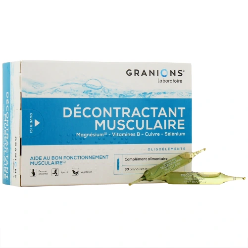 Granions décontractant musculaire