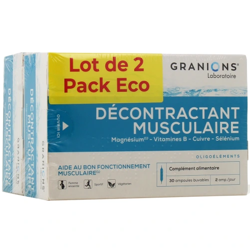 Granions décontractant musculaire