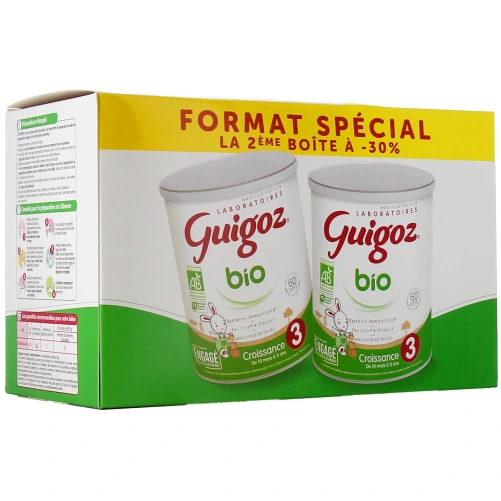 Guigoz Bio Croissance Lait 3eme âge