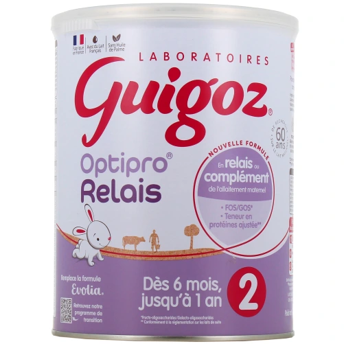 Guigoz Optipro Relais Lait 2ème âge