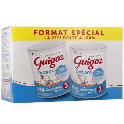 Guigoz Optipro Croissance Lait 3ème âge
