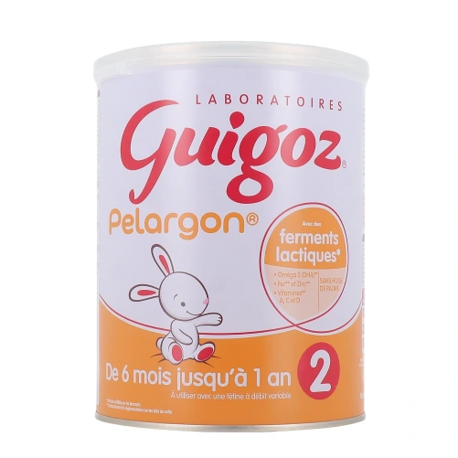 Guigoz Pelargon Lait 2ème âge
