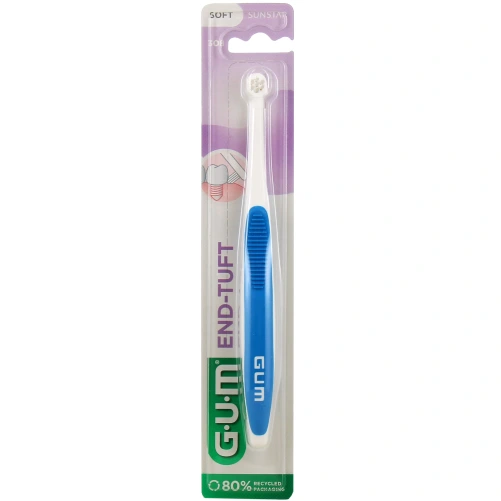 Gum End-Tuft Brosse à Dents Souple Mono-Touffe