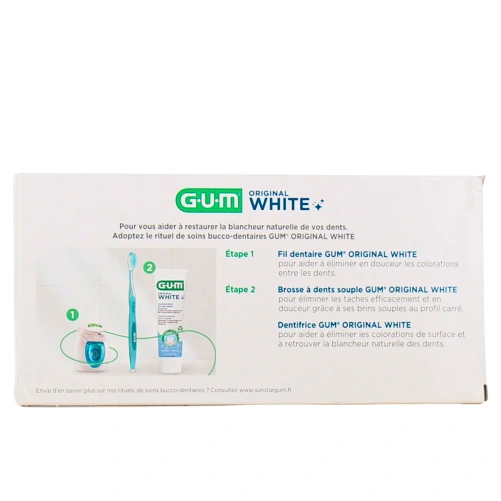 Gum Original White Dentifrice Blancheur