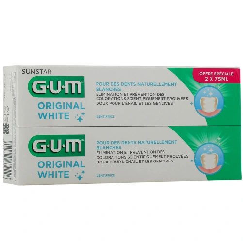 Gum Original White Dentifrice Blancheur