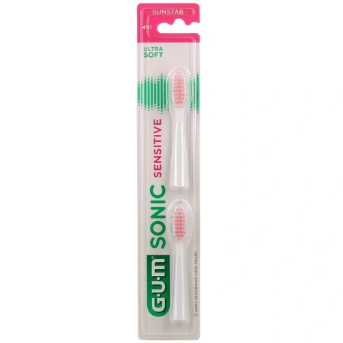 Gum Sonic Sensitive Têtes de rechange Ultra-Soft