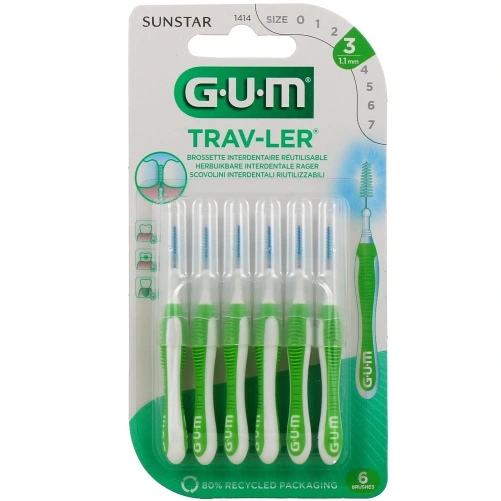 Gum Trav-ler Brossettes interdentaires