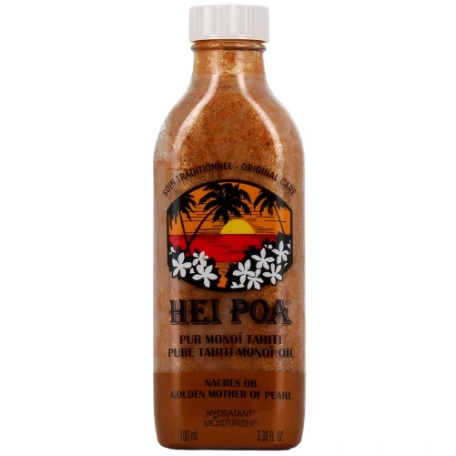 Hei Poa Pur Monoï Tahiti Nacres Or