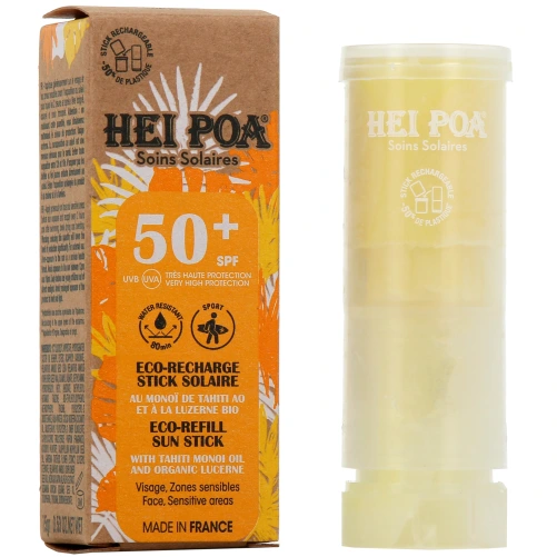 Hei Poa Stick Solaire Visage SPF50+ au Monoï de Tahiti