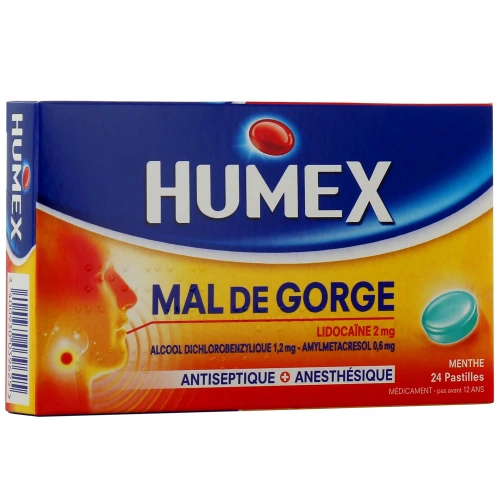 Humex Mal de Gorge Pastilles