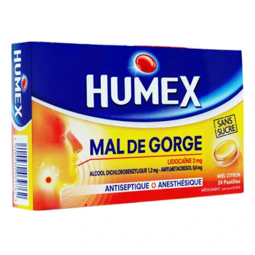 Humex Mal de Gorge Pastilles