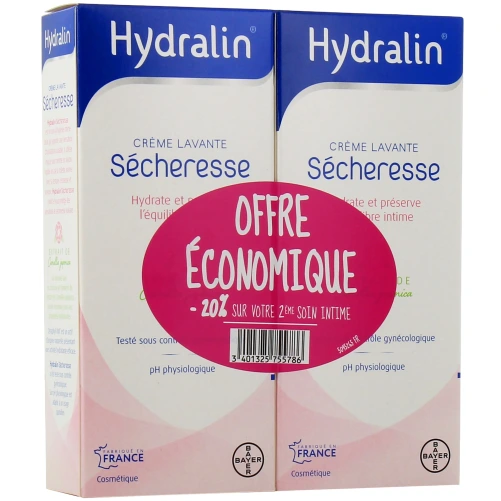 Hydralin Sécheresse Crème Lavante