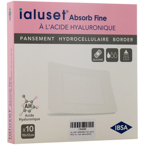 Ialuset Absorb Fine Pansement Hydrocellulaire