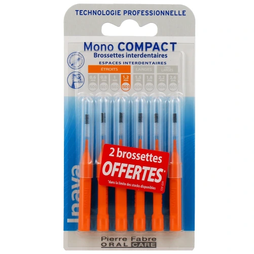 Inava Brossettes Interdentaires Mono Compact par 4