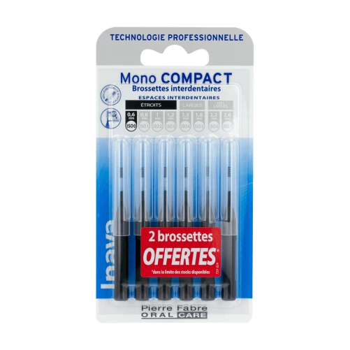 Inava Brossettes Interdentaires Mono Compact par 4