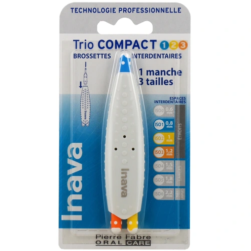 Inava Brossettes Interdentaires Trio Compact