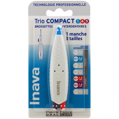 Inava Brossettes Interdentaires Trio Compact