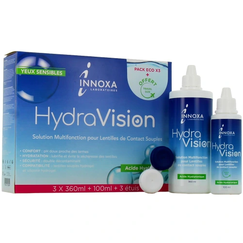 Innoxa Hydravision Solution pour Lentilles