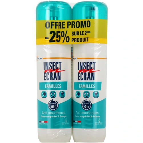 Insect Ecran Familles Anti-Moustiques Spray