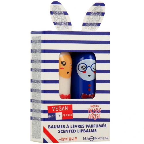 Inuwet Coffret Baumes à Lèvres Parfumés