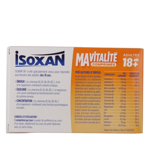 Isoxan MA Vitalité Comprimés
