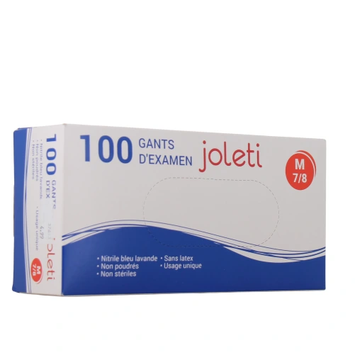 Joleti Gants d'Examen Nitrile Non Poudrés