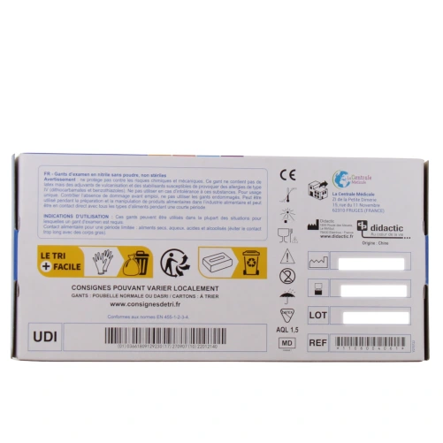 Joleti Gants d'Examen Nitrile Non Poudrés