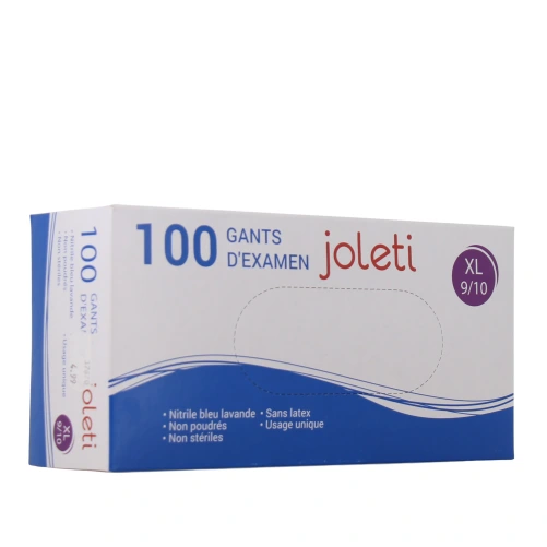 Joleti Gants d'Examen Nitrile Non Poudrés