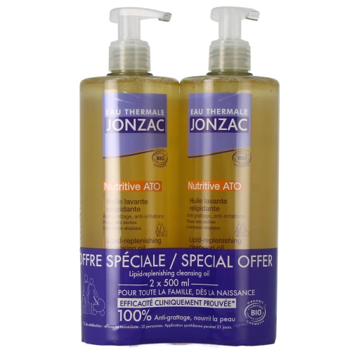 Jonzac Nutritive ATO Huile Lavante Relipidante