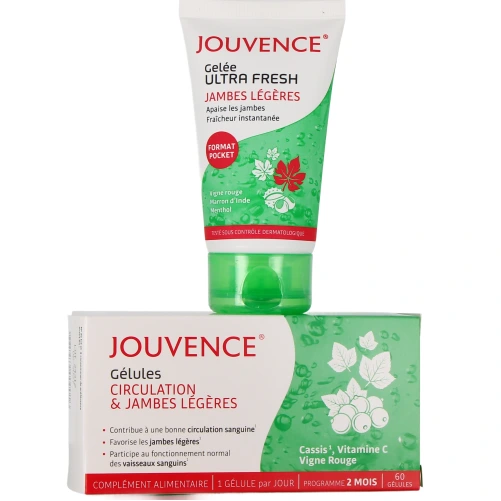 Jouvence Gélules Circulation & Jambes Légères