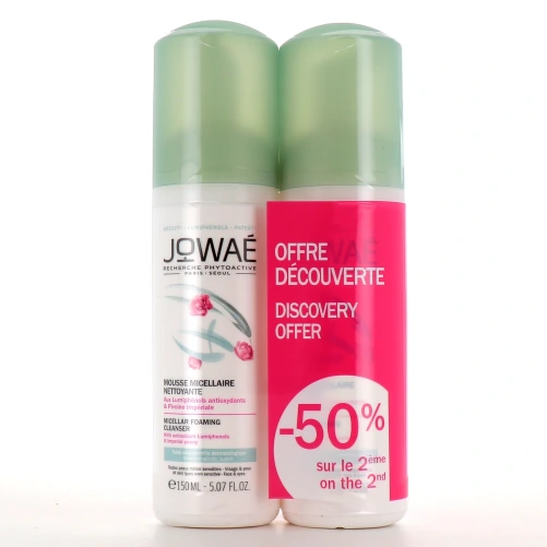 Jowaé Mousse micellaire nettoyante
