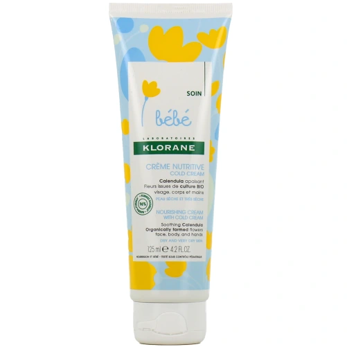 Klorane Bébé Crème Nutritive Cold Cream Calendula Apaisant