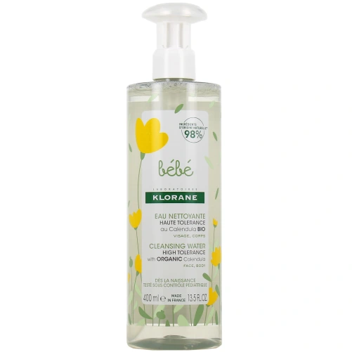 Klorane Bébé Eau Nettoyante Sans Rinçage