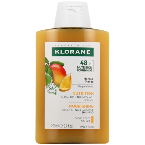 Klorane Shampoing Nutrition Cheveux Secs Mangue