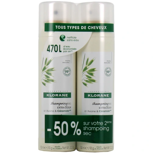 Klorane Shampoing Sec Avoine Céramide