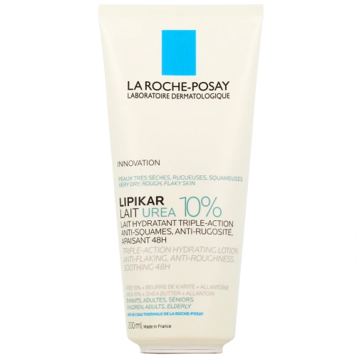 La Roche Posay Urea 10% Lait Hydratant Triple Action Anti-Squames