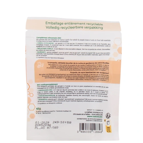 Ladrôme ProPolis Gommes Orange Bio