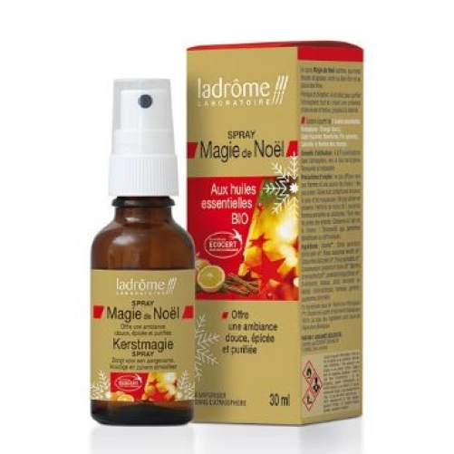 Ladrôme Spray Magie de Noël aux Huiles Essentielles Bio en 30 ml