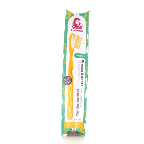 Lamazuna Brosse à dents médium végétale Bio